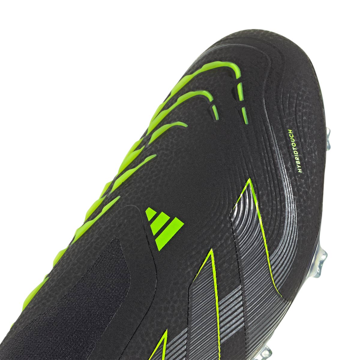 ADIDAS PREDATOR ELITE LACELESS FG - CORE BLACK/CARBON/LUCID LEMON