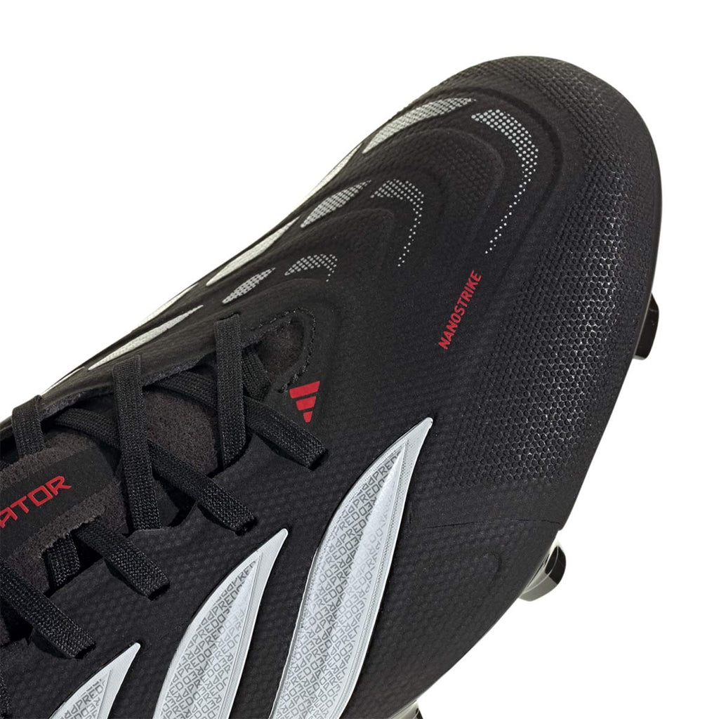 ADIDAS PREDATOR LEAGUE FG - CORE BLACK/FTWR WHITE/LUCID RED