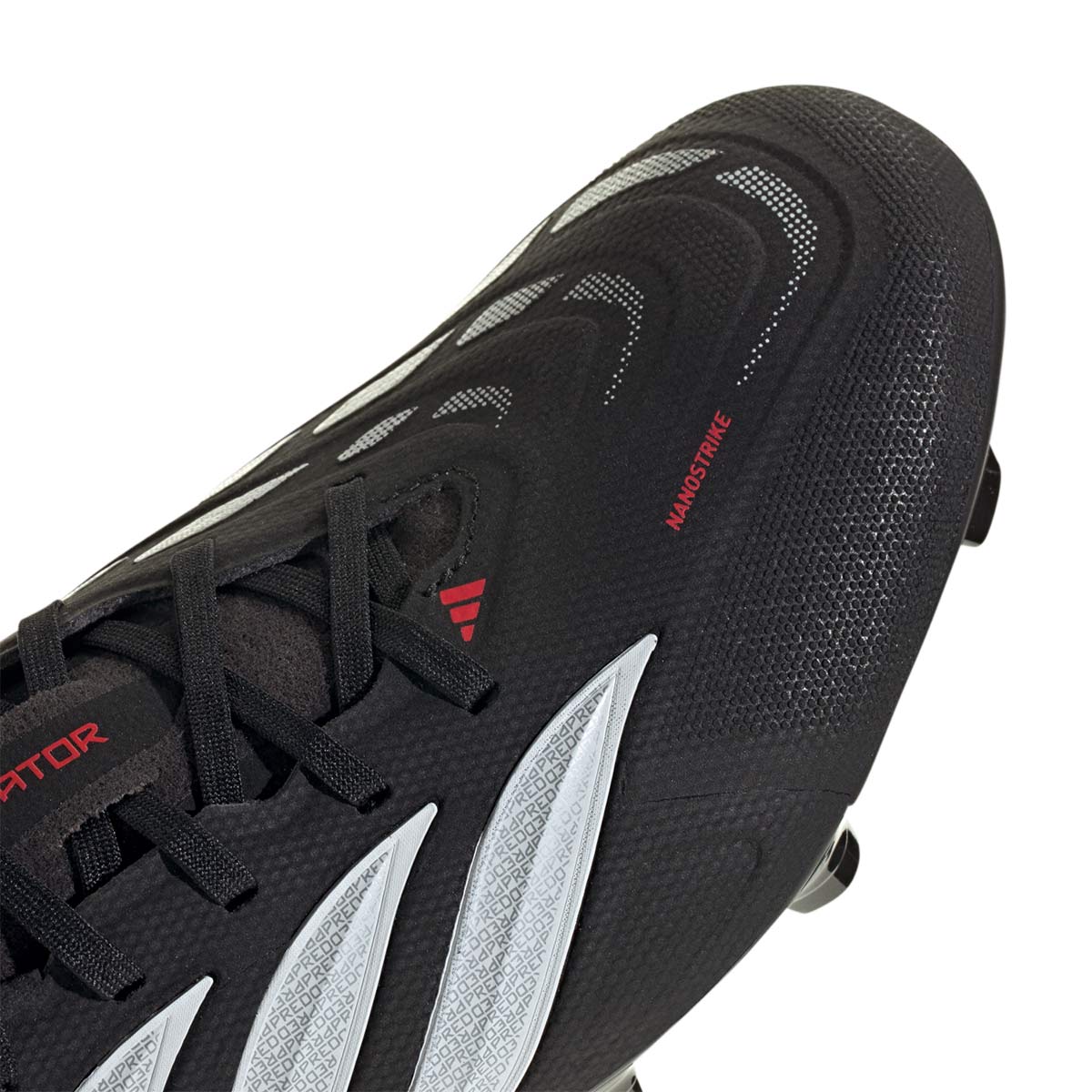 ADIDAS PREDATOR LEAGUE FG - CORE BLACK/FTWR WHITE/LUCID RED