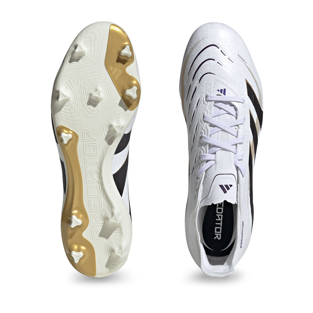 ADIDAS PREDATOR LEAGUE FG/MG - FTWR WHITE/CORE BLACK/GOLD MET