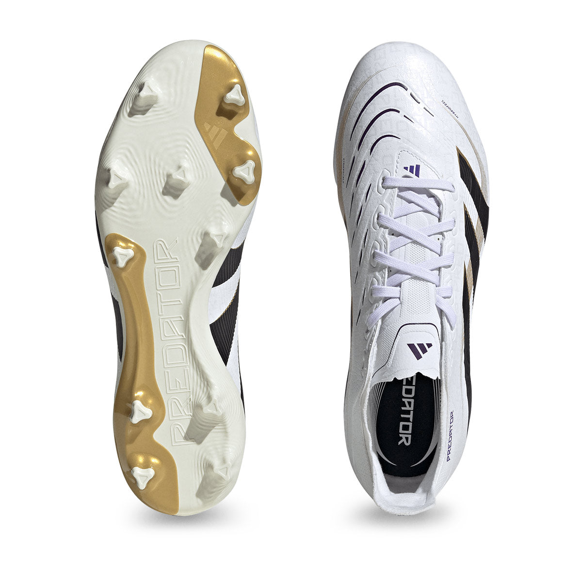 ADIDAS PREDATOR LEAGUE FG/MG - FTWR WHITE/CORE BLACK/GOLD MET