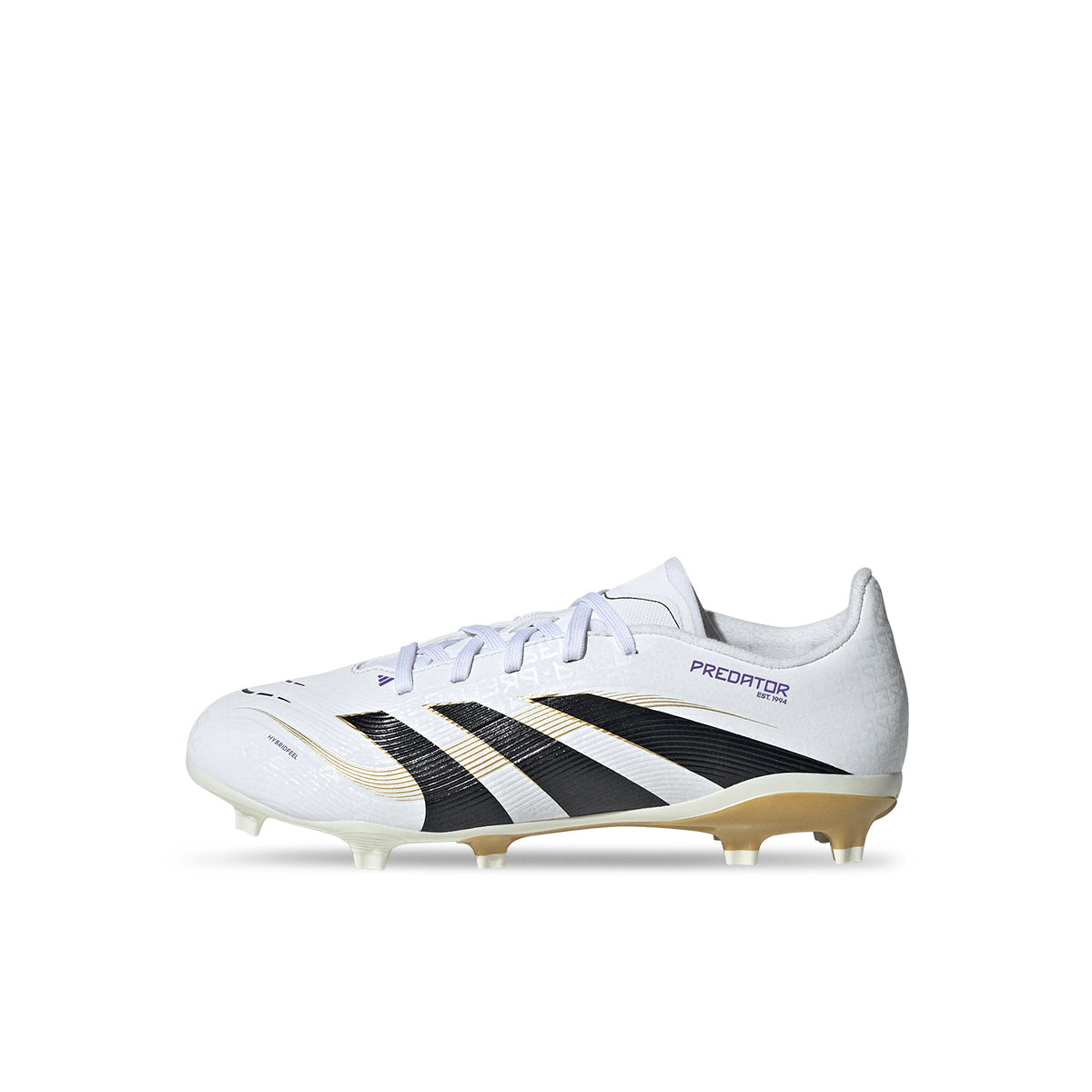 ADIDAS PREDATOR LEAGUE FG/MG J - FTWR WHITE/CORE BLACK/GOLD MET