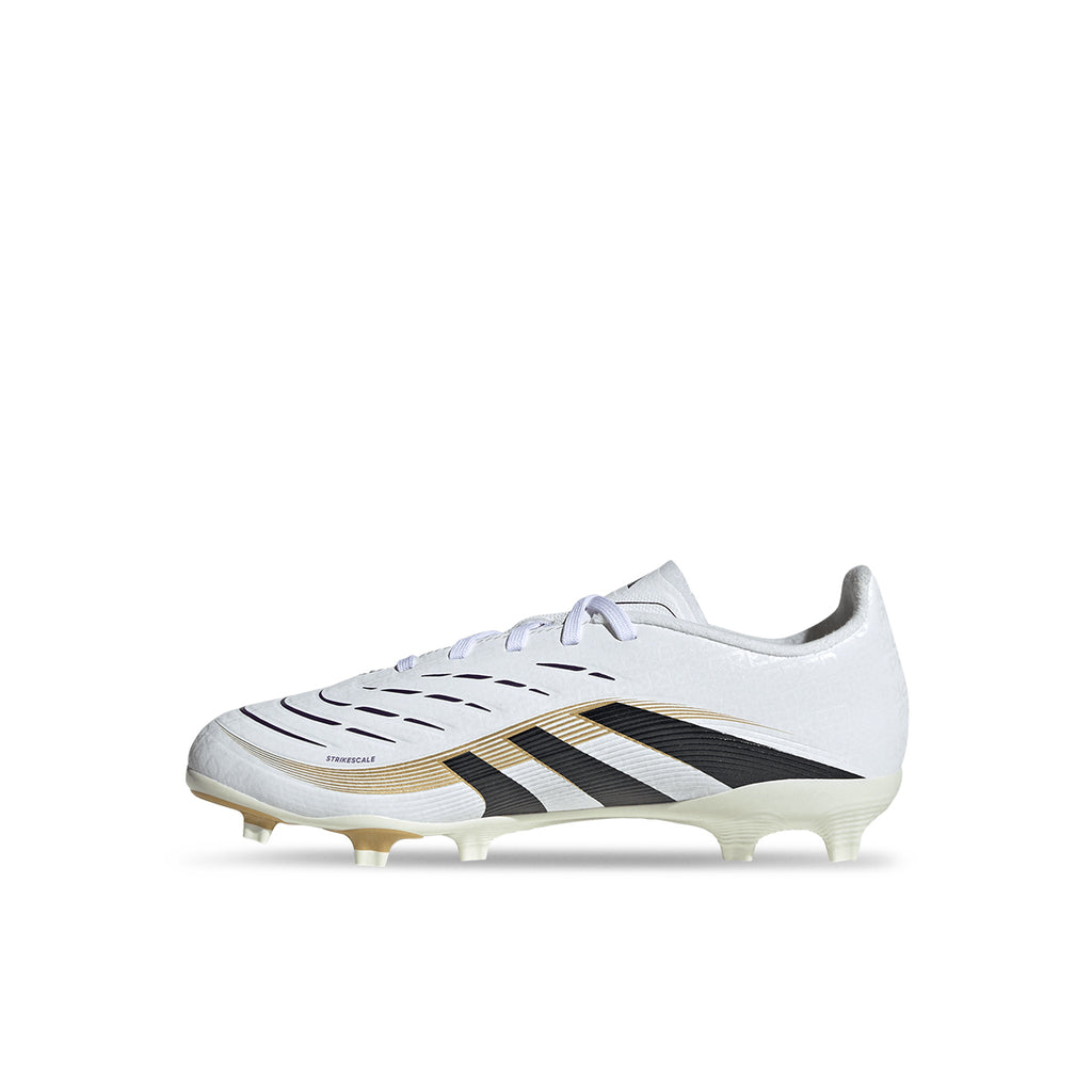 ADIDAS PREDATOR LEAGUE FG/MG J - FTWR WHITE/CORE BLACK/GOLD MET