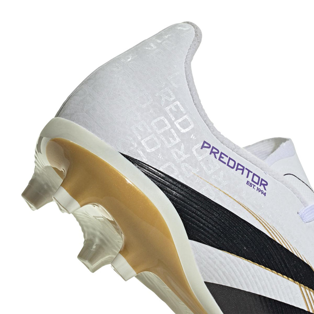 ADIDAS PREDATOR LEAGUE FG/MG J - FTWR WHITE/CORE BLACK/GOLD MET