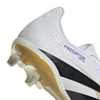 ADIDAS PREDATOR LEAGUE FG/MG J - FTWR WHITE/CORE BLACK/GOLD MET