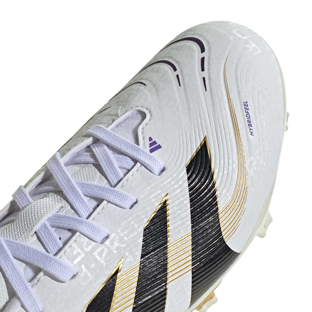 ADIDAS PREDATOR LEAGUE FG/MG J - FTWR WHITE/CORE BLACK/GOLD MET