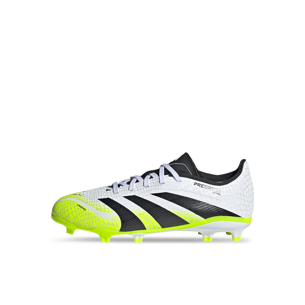 ADIDAS PREDATOR LEAGUE FG/MG J - FTWR WHITE/CORE BLACK/LUCID LEMON