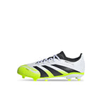 ADIDAS PREDATOR LEAGUE FG/MG J - FTWR WHITE/CORE BLACK/LUCID LEMON