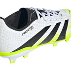 ADIDAS PREDATOR LEAGUE FG/MG J - FTWR WHITE/CORE BLACK/LUCID LEMON