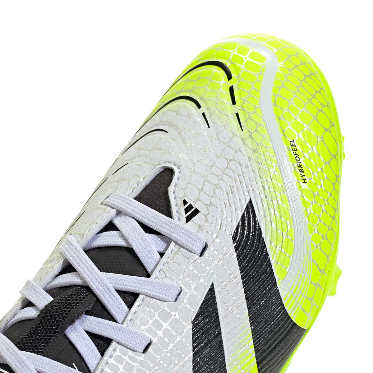 ADIDAS PREDATOR LEAGUE FG/MG J - FTWR WHITE/CORE BLACK/LUCID LEMON