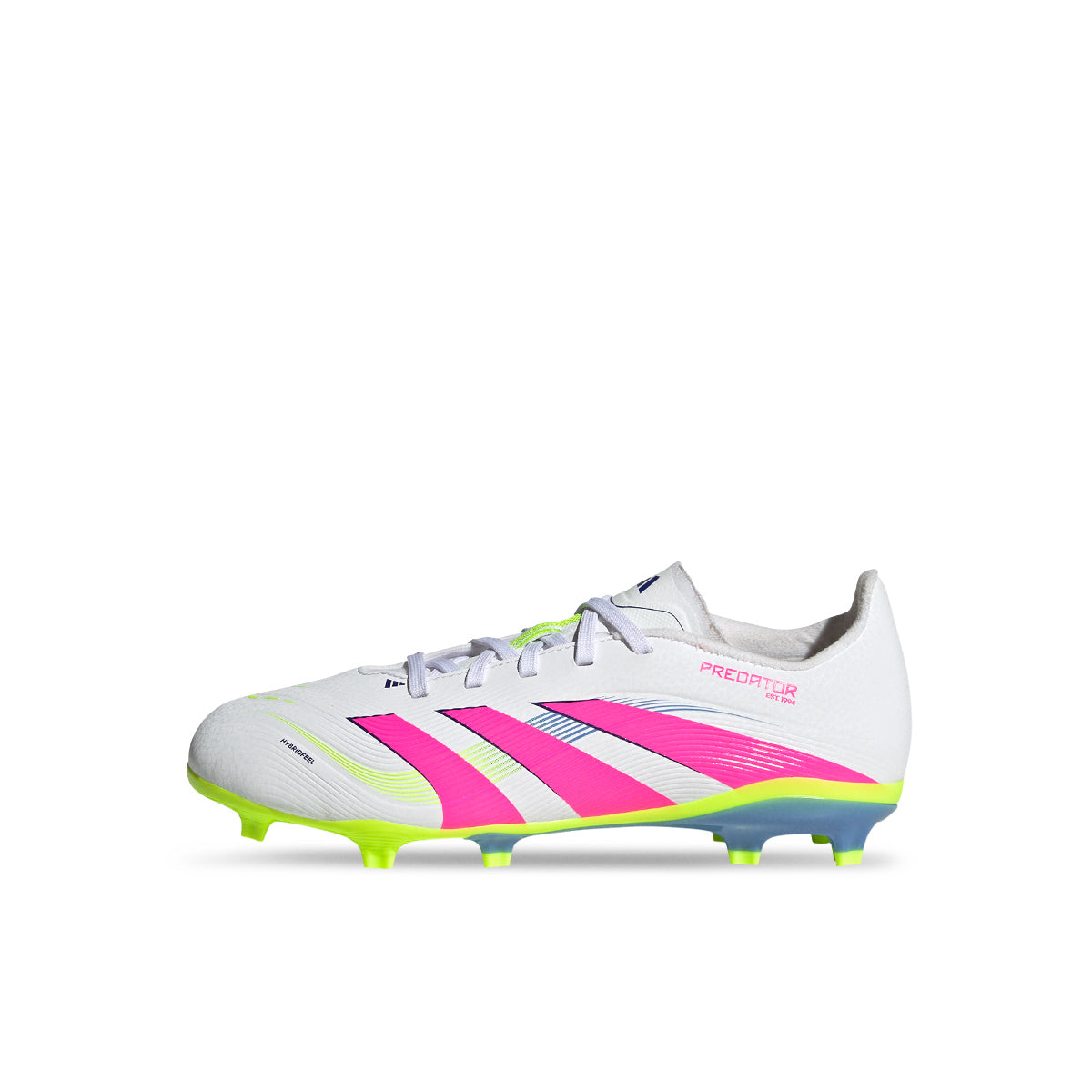 ADIDAS PREDATOR LEAGUE FG/MG J - FTWR WHITE/LUCID PINK/LUCID LEMON