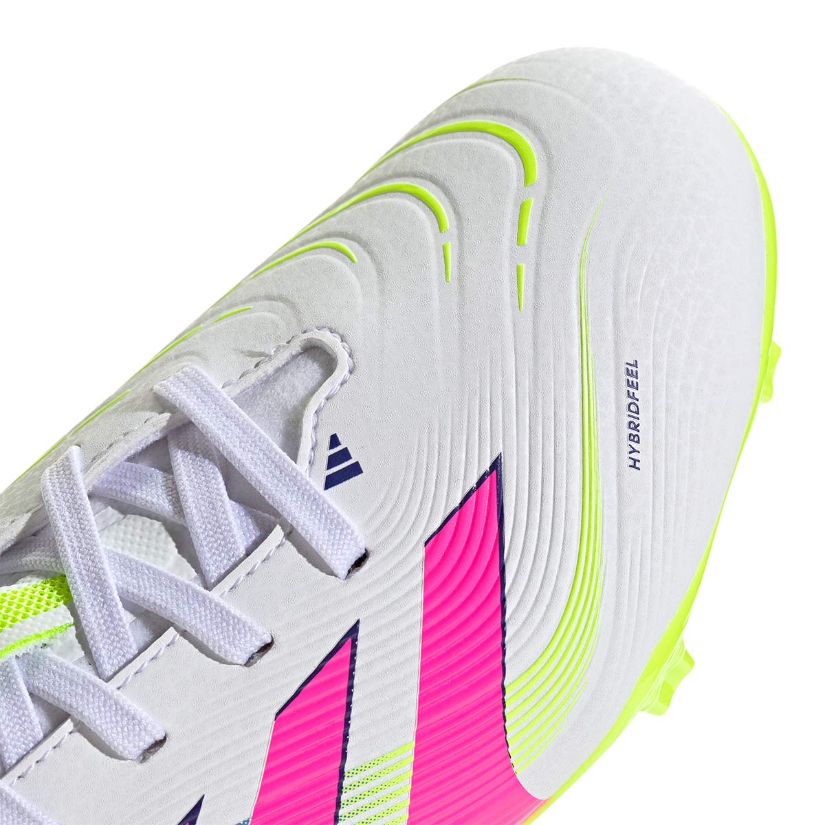 ADIDAS PREDATOR LEAGUE FG/MG J - FTWR WHITE/LUCID PINK/LUCID LEMON