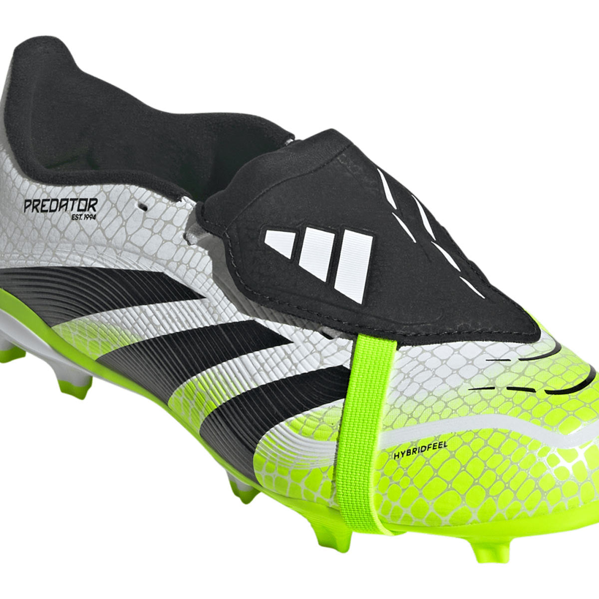 ADIDAS PREDATOR LEAGUE FT FG/MG J - FTWR WHITE/CORE BLACK/LUCID LEMON