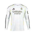 ADIDAS REAL MADRID 2025/2026 HOME REPLICA LONG SLEEVE JERSEY - WHITE