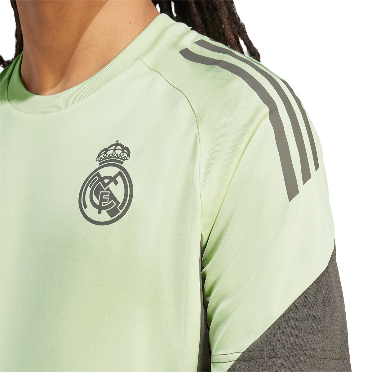 ADIDAS REAL MADRID 2025/2026 TRAINING JERSEY - ALMOST LIME