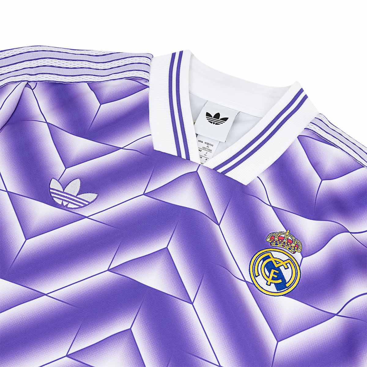 ADIDAS REAL MADRID LIFESTYLER JERSEY - PURPLE RUSH/WHITE
