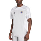 ADIDAS REAL MADRID URBAN PURIST TEE - LGH SOLID GREY/WHITE