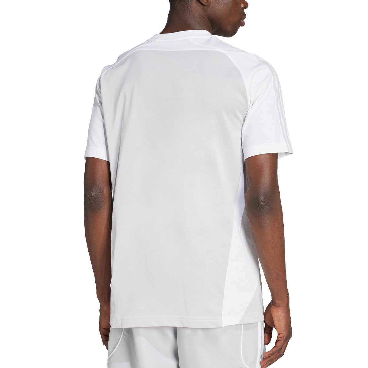 ADIDAS REAL MADRID URBAN PURIST TEE - LGH SOLID GREY/WHITE