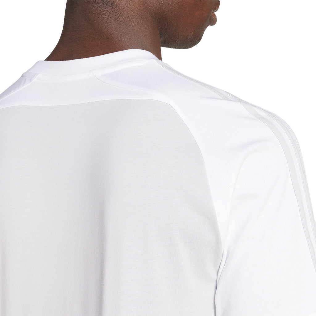 ADIDAS REAL MADRID URBAN PURIST TEE - LGH SOLID GREY/WHITE