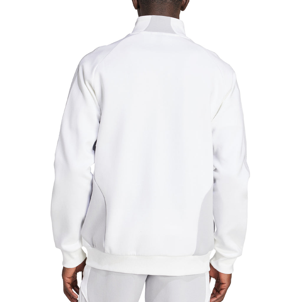 ADIDAS REAL MADRID URBAN PURIST TRACK TOP - WHITE/LGH SOLID GREY