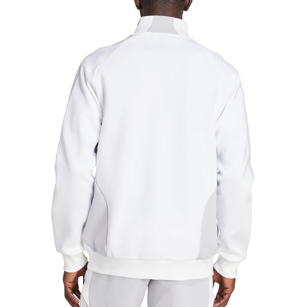 ADIDAS REAL MADRID URBAN PURIST TRACK TOP - WHITE/LGH SOLID GREY