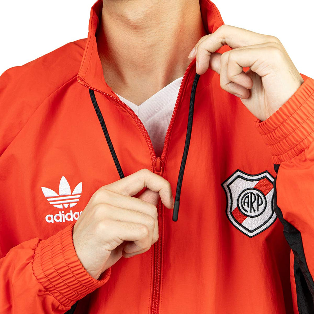 ADIDAS RIVER PLATE 1994 TRACK TOP - RED/BLACK
