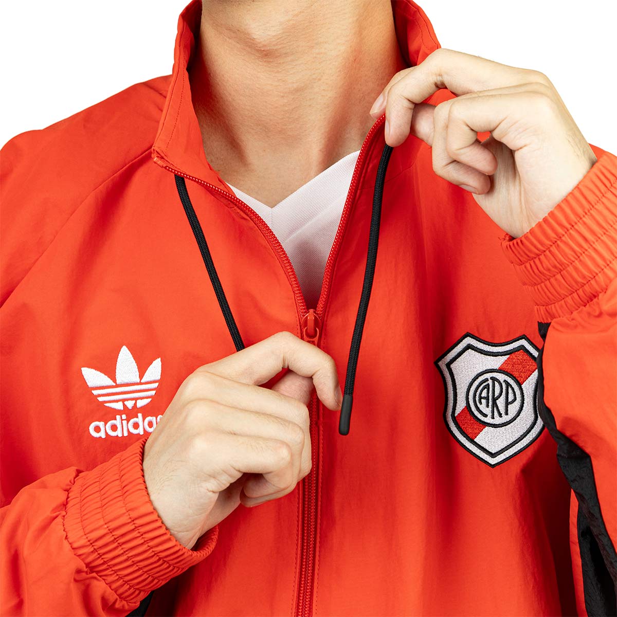 ADIDAS RIVER PLATE 1994 TRACK TOP - RED/BLACK