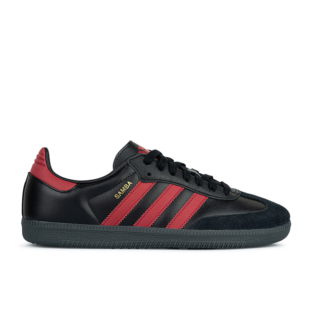 ADIDAS SAMBA MAN UTD - CORE BLACK/MUFC RED/CORE BLACK