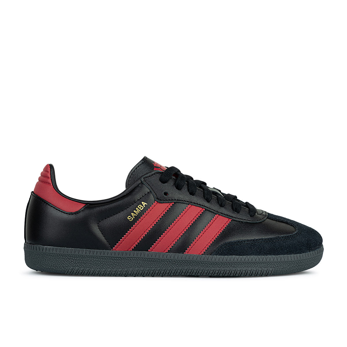 ADIDAS SAMBA MAN UTD - CORE BLACK/MUFC RED/CORE BLACK
