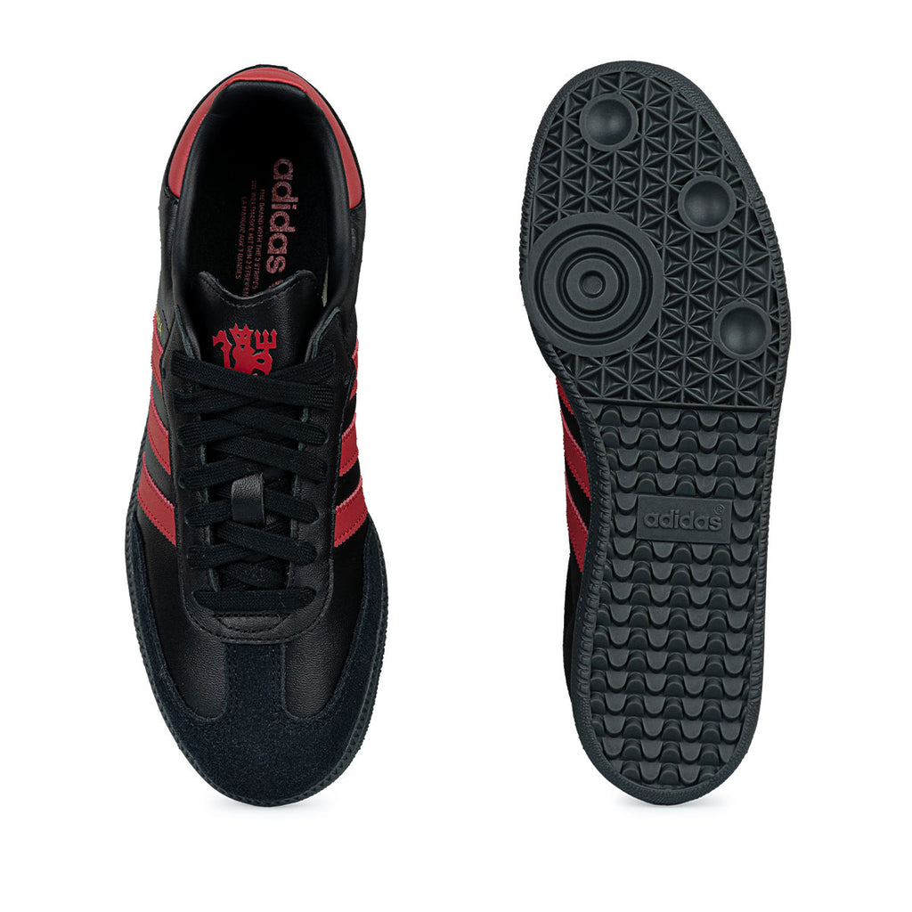 ADIDAS SAMBA MAN UTD - CORE BLACK/MUFC RED/CORE BLACK