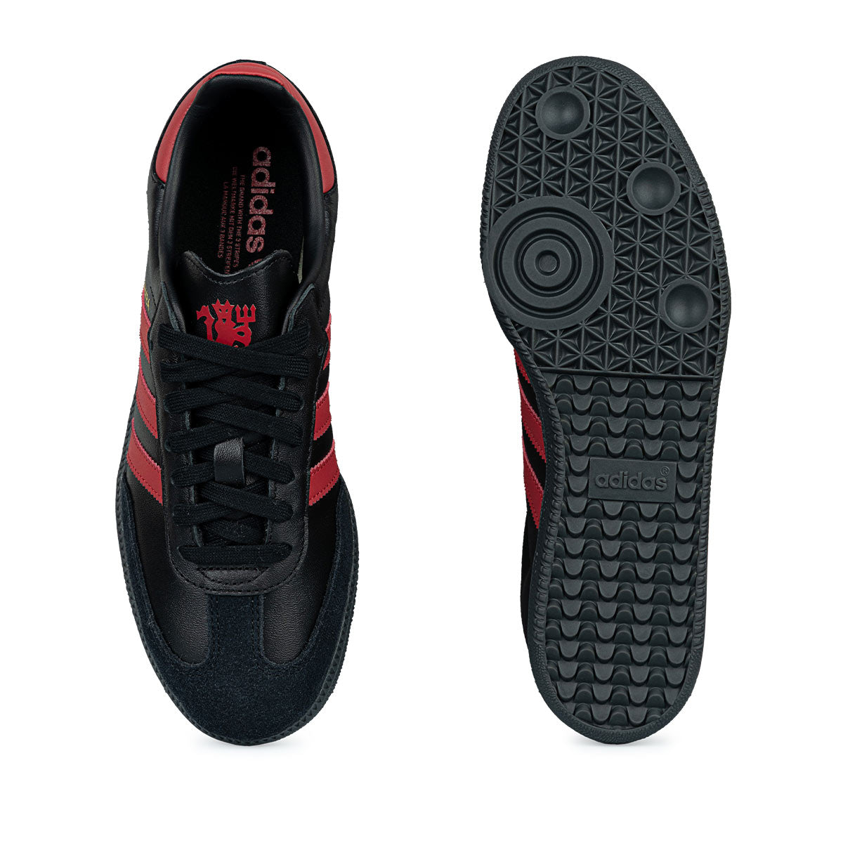 ADIDAS SAMBA MAN UTD - CORE BLACK/MUFC RED/CORE BLACK