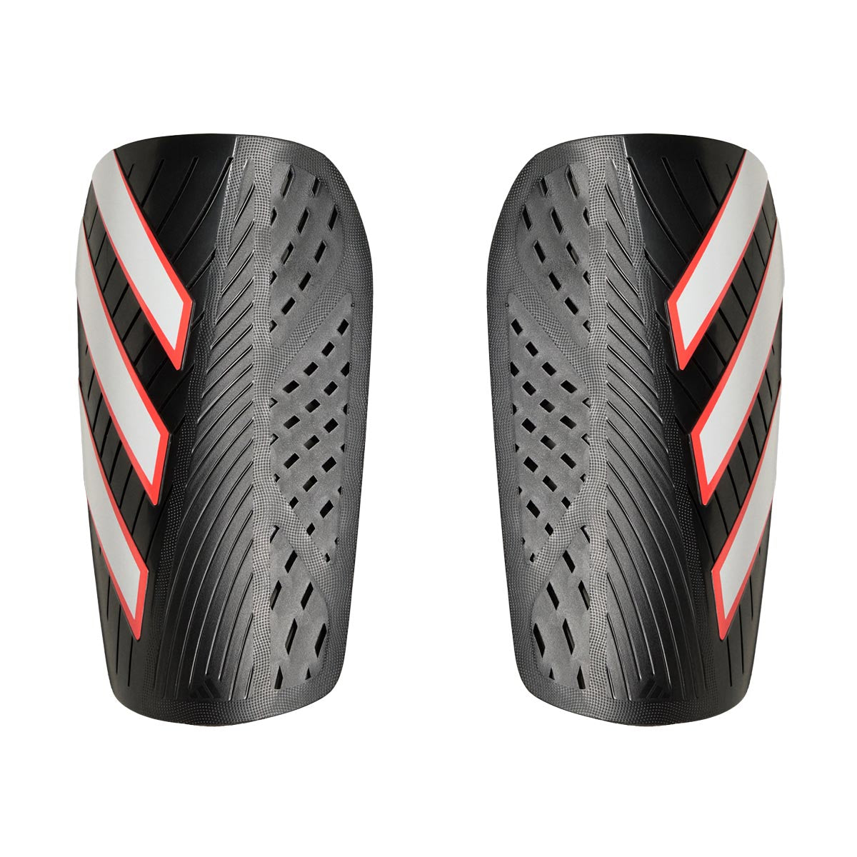 ADIDAS TIRO CLUB SHIN GUARDS - BLACK/WHITE/LUCID RED
