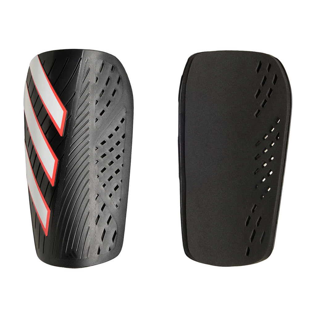 ADIDAS TIRO CLUB SHIN GUARDS - BLACK/WHITE/LUCID RED
