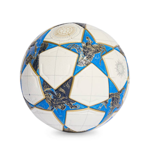 ADIDAS UCL PRO BALL - WHITE/DARK BLUE/GOLD MET