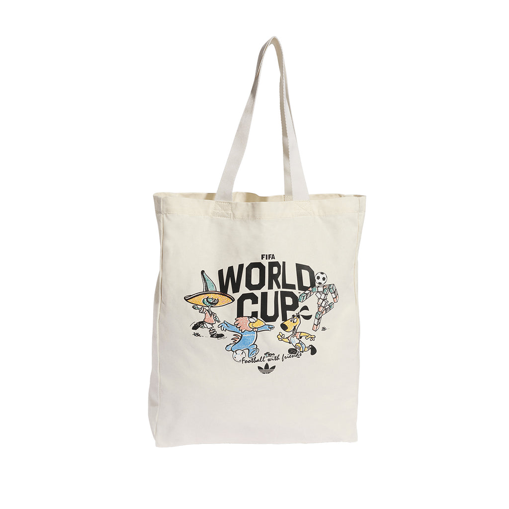 ADIDAS WORLD CUP 2026 MASCOT TOTE BAG - CLOUD WHITE