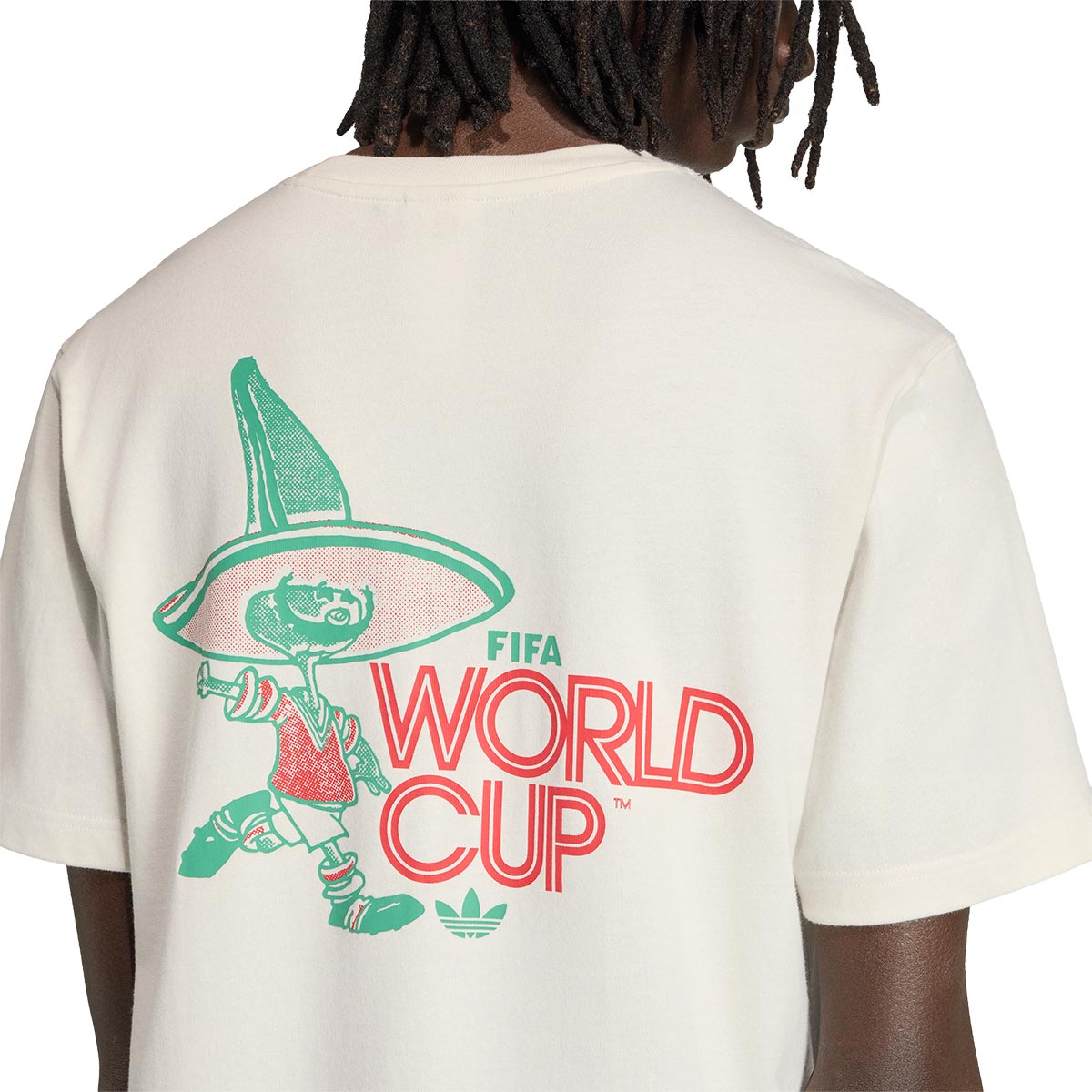ADIDAS WORLD CUP 2026 PIQUE MASCOT TEE - CLOUD WHITE