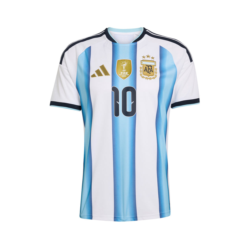 ADIDAS ARGENTINA 2026 HOME REPLICA JERSEY MESSI#10 - WHITE/ICEY BLUE/LIGHT BLUE
