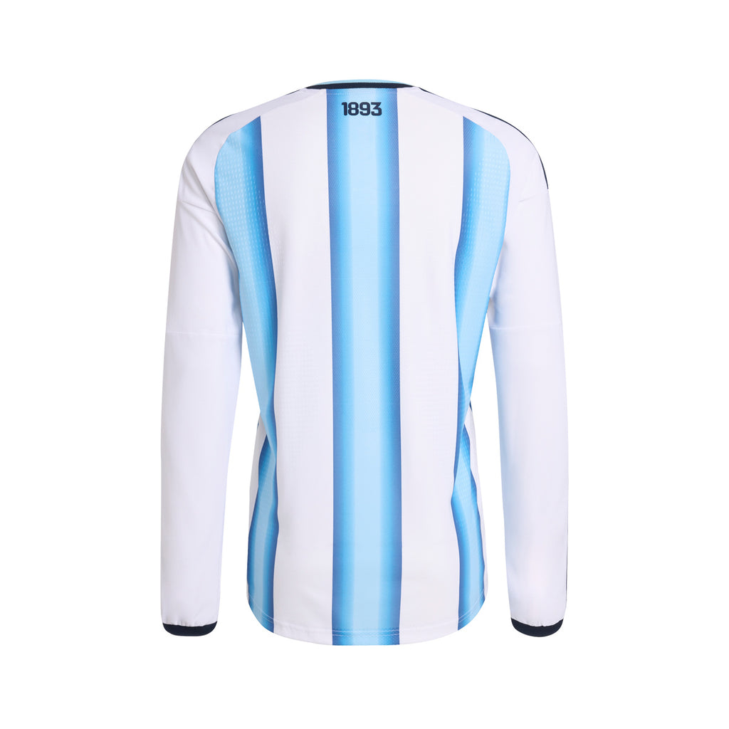 ADIDAS ARGENTINA 2026 HOME PLAYER LONG SLEEVE JERSEY - WHITE/ICEY BLUE/LIGHT BLUE