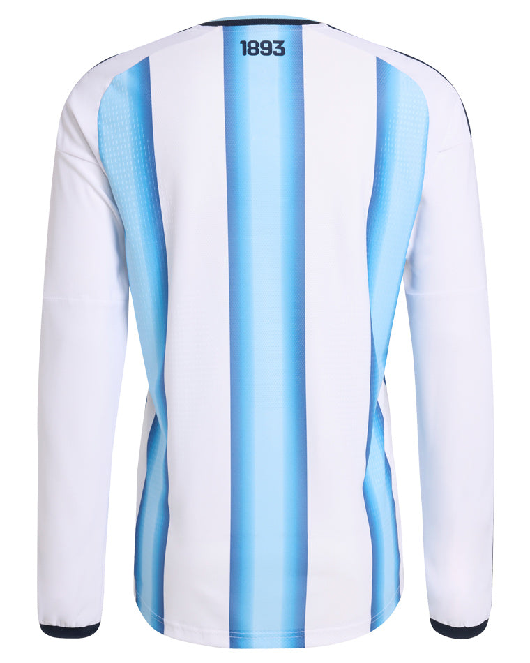 ADIDAS ARGENTINA 2026 HOME PLAYER LONG SLEEVE JERSEY - WHITE/ICEY BLUE/LIGHT BLUE