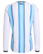 ADIDAS ARGENTINA 2026 HOME PLAYER LONG SLEEVE JERSEY - WHITE/ICEY BLUE/LIGHT BLUE