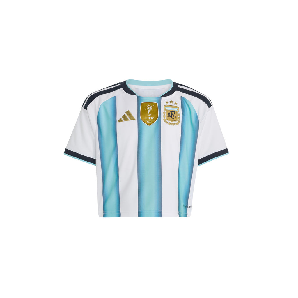 ADIDAS ARGENTINA 2026 HOME REPLICA WOMEN CROP JERSEY - WHITE/ICEY BLUE/LIGHT BLUE