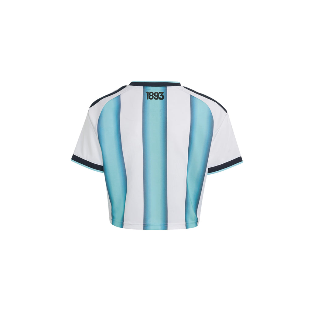 ADIDAS ARGENTINA 2026 HOME REPLICA WOMEN CROP JERSEY - WHITE/ICEY BLUE/LIGHT BLUE
