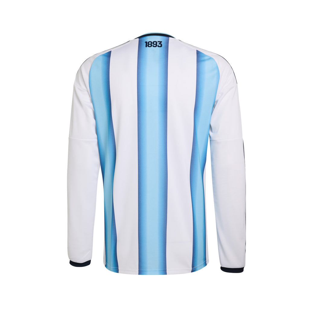 ADIDAS ARGENTINA 2026 HOME REPLICA LONG SLEEVE JERSEY - WHITE/ICEY BLUE/LIGHT BLUE