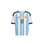 ADIDAS ARGENTINA 2026 HOME MINI JERSEY MESSI#10 - WHITE/ICEY BLUE/LIGHT BLUE
