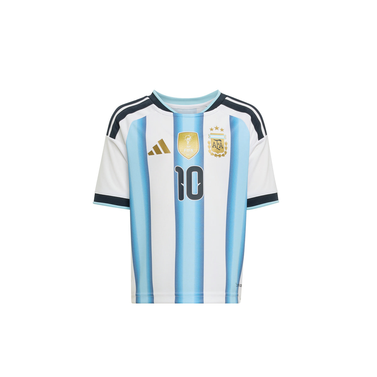 ADIDAS ARGENTINA 2026 HOME MINI JERSEY MESSI#10 - WHITE/ICEY BLUE/LIGHT BLUE