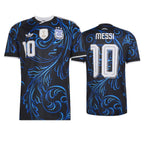 ADIDAS ARGENTINA 2026 AWAY REPLICA JERSEY MESSI#10 - BLACK/LUCID BLUE/BLUE BURST