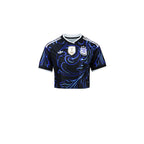 ADIDAS ARGENTINA 2026 AWAY REPLICA WOMEN CROP JERSEY - BLACK/LUCID BLUE/BLUE BURST