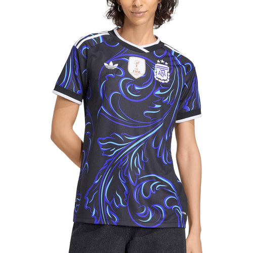 ADIDAS ARGENTINA 2026 AWAY REPLICA WOMEN JERSEY - BLACK/LUCID BLUE/BLUE BURST