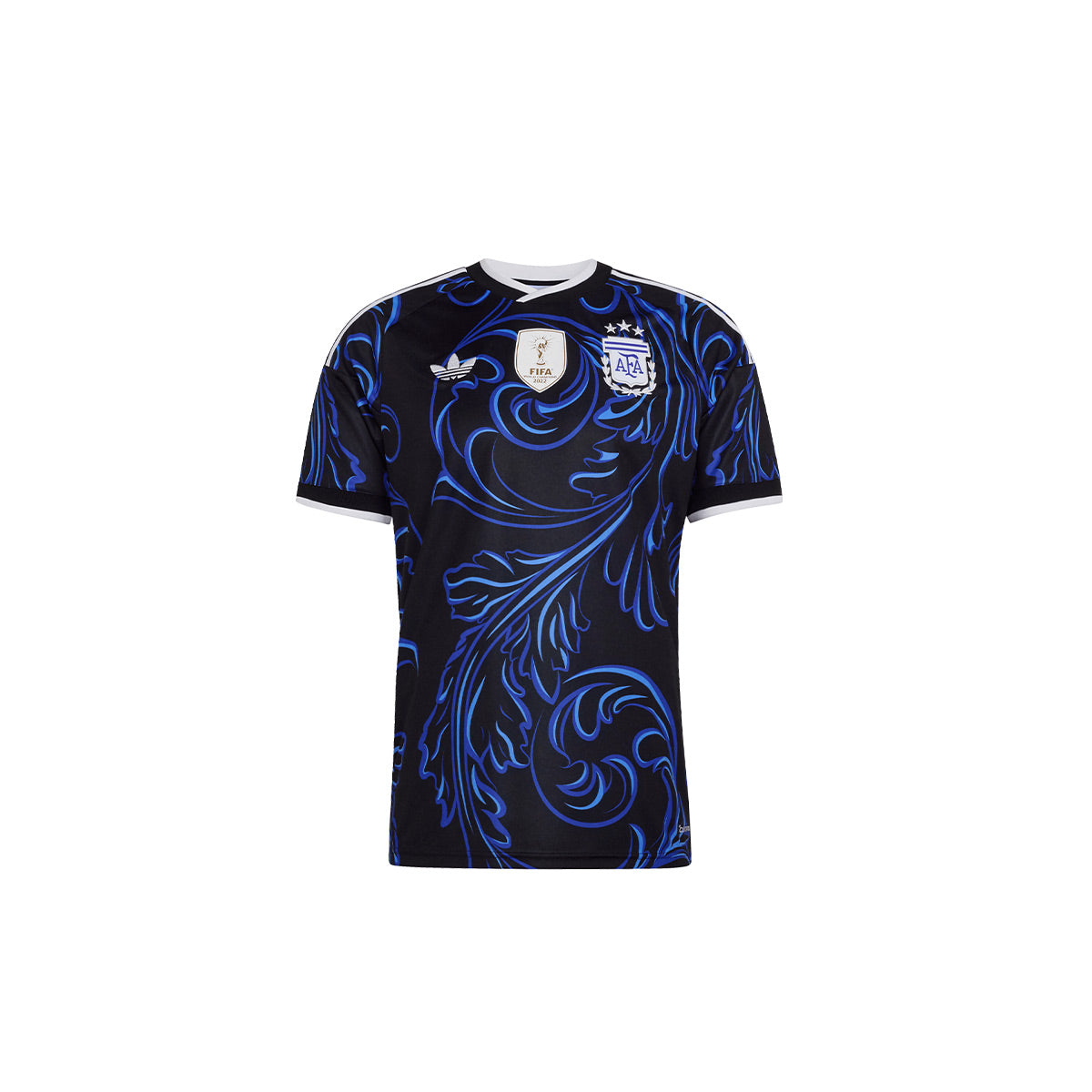 ADIDAS ARGENTINA 2026 AWAY KIDS JERSEY - BLACK/LUCID BLUE/BLUE BURST