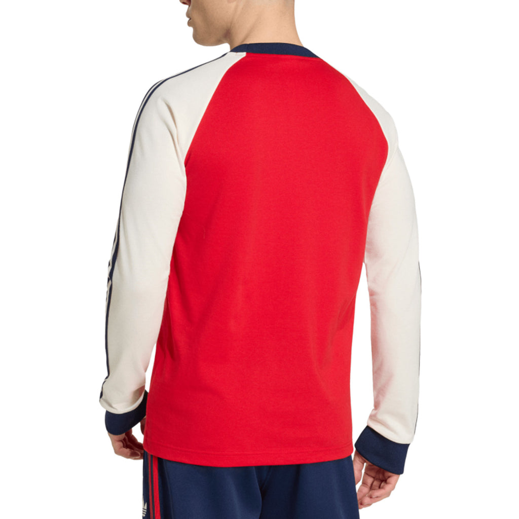 ADIDAS ARSENAL OG LONG SLEEVE TEE - BETTER SCARLET/OFF WHITE